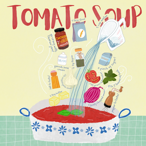 Tomato Soup with Chorizo Jam